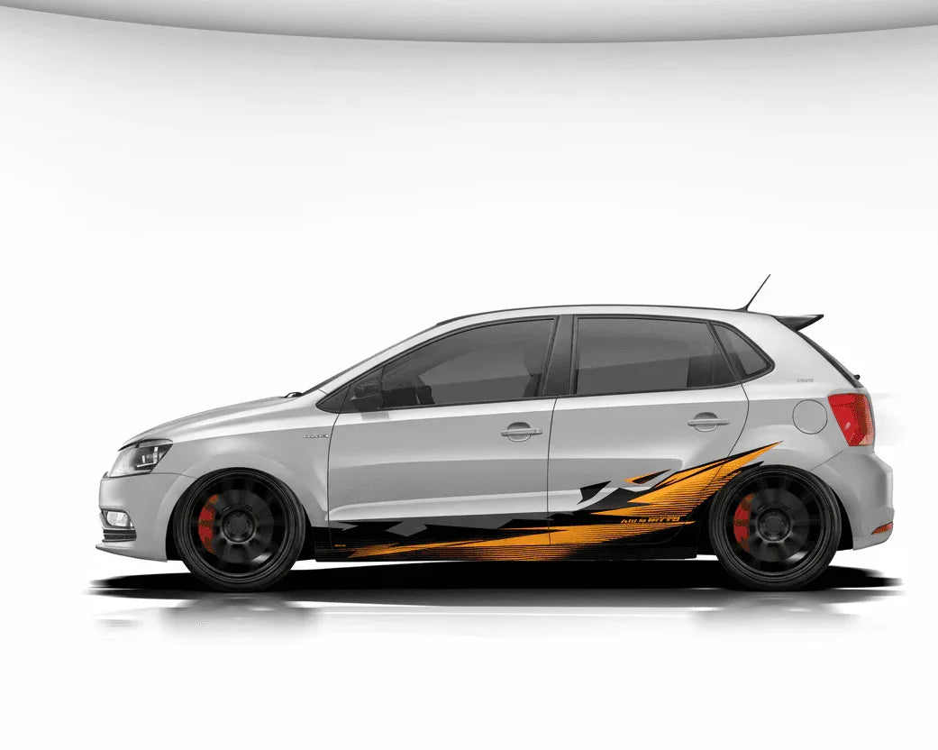 Flex in Motion Edition Graphics for VW Polo grey