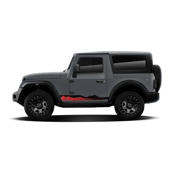 IDE Graphics Series - Explorer Edition |  Mahindra Thar | Only Side Decals