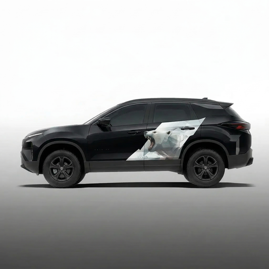 Snow Bear Edition Graphics for Tata Harrier black