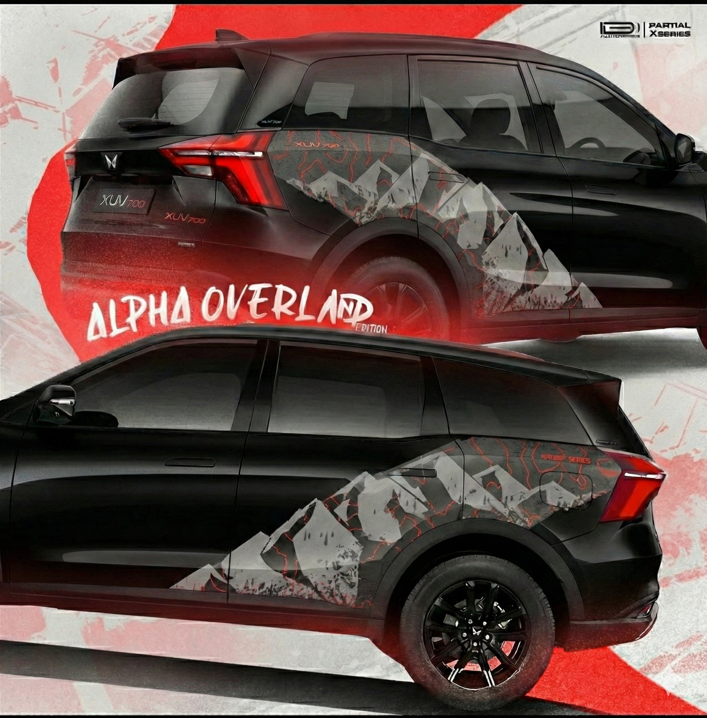 Alpha Overland Edition Graphics for Mahindra XUV700
