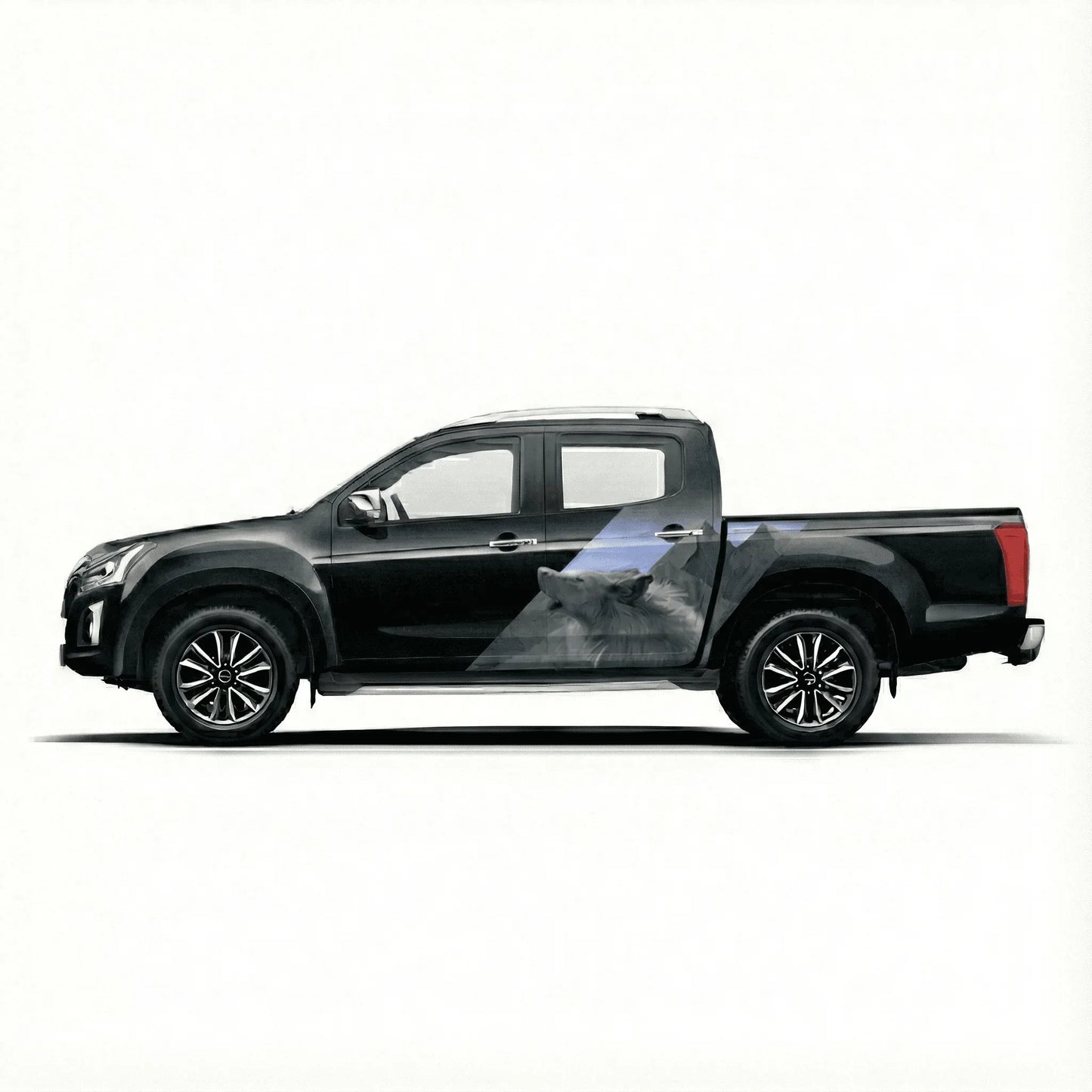 Wolf Edition Graphics for Isuzu V Cross black