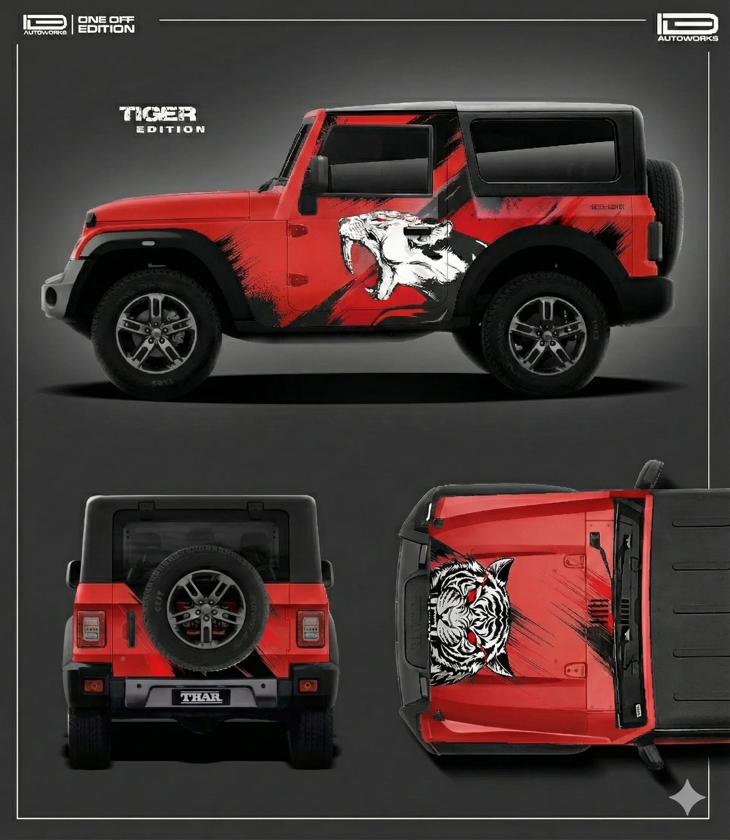 IDE One Off Edition - Tiger Edition | Mahindra Thar