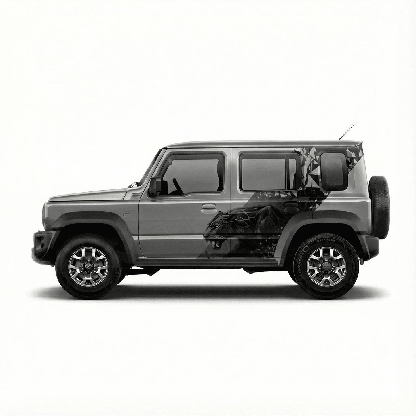 Panther Edition Graphics for Maruti Suzuki Jimny grey