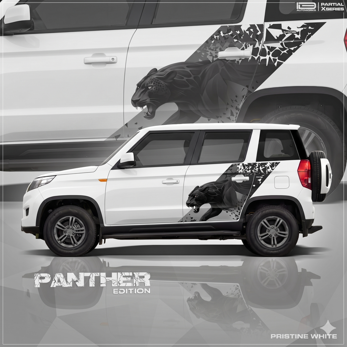 Panther Edition Graphics for Mahindra Bolero Neo IDE Graphics Series