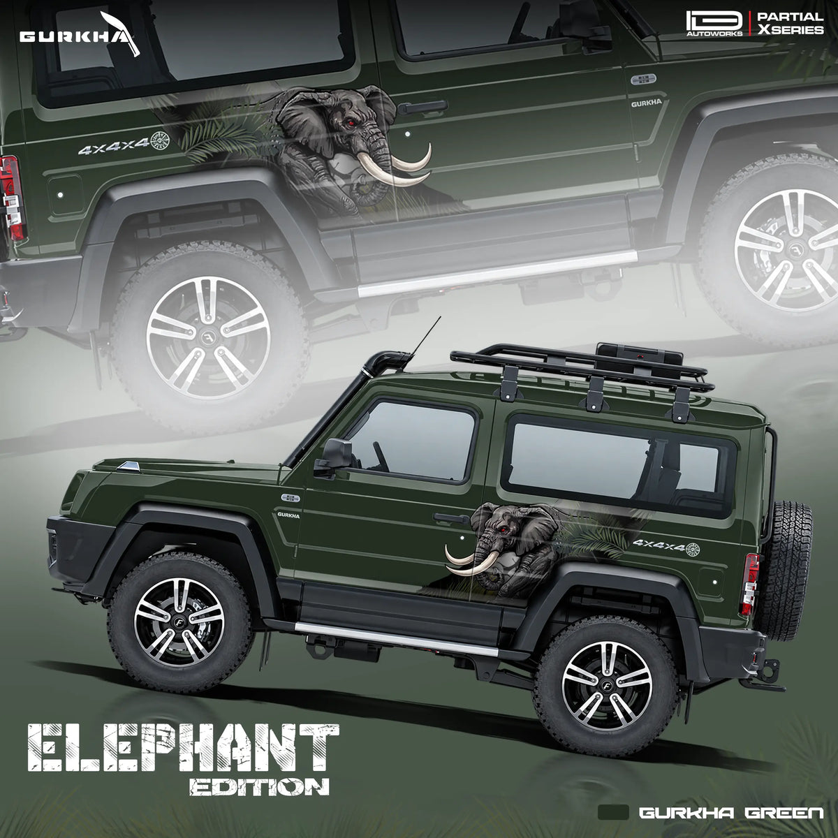 IDE Partial X Series – Elephant Edition Force Gurkha Poster