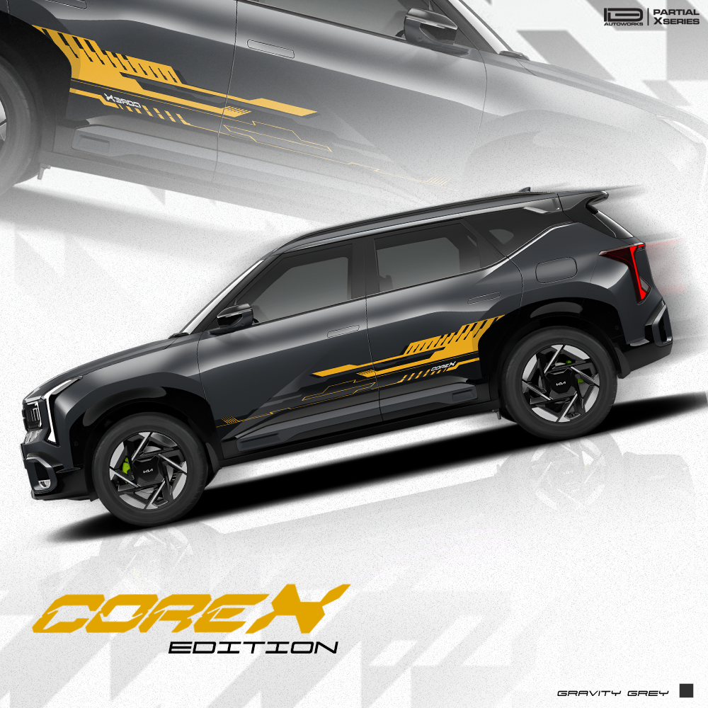 IDE Partial X Series – Corex Edition Kia Seltos 2026-Grey