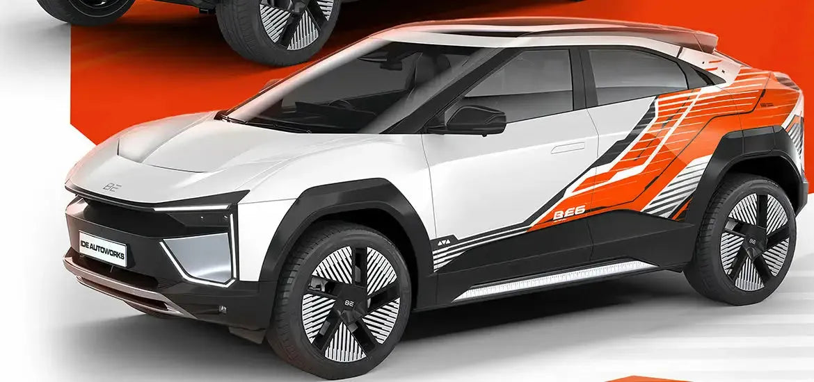 Mahindra BE6 Full car graphics by IDE autoworks