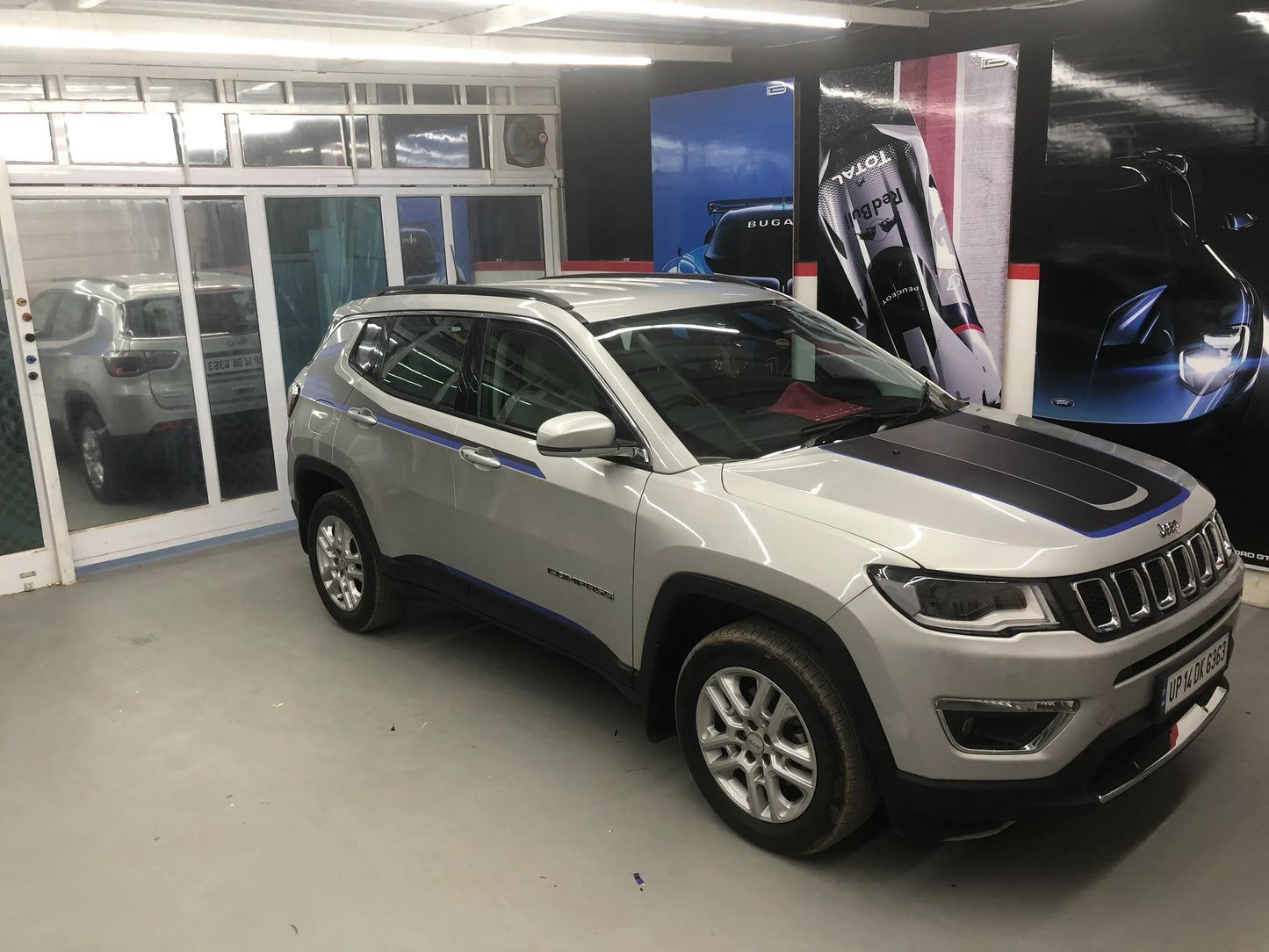 IDE Graphics Series - Sports Edition | Jeep Compass | Only Bonnet Graphic