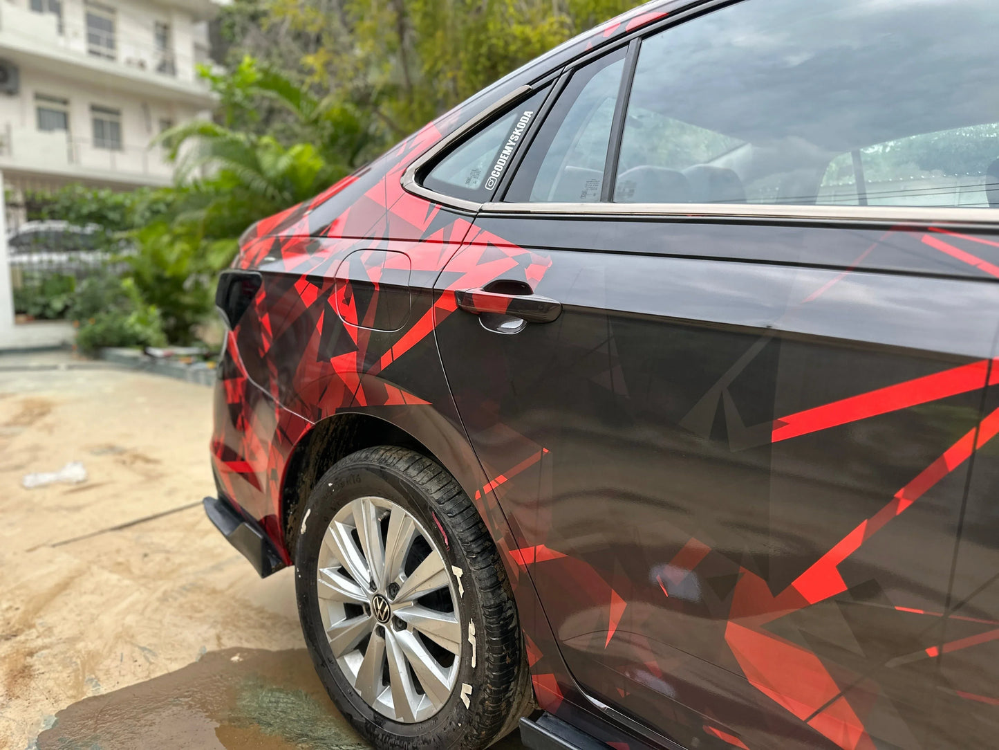 Shatter Strike Edition Graphics for VW Virtus red
