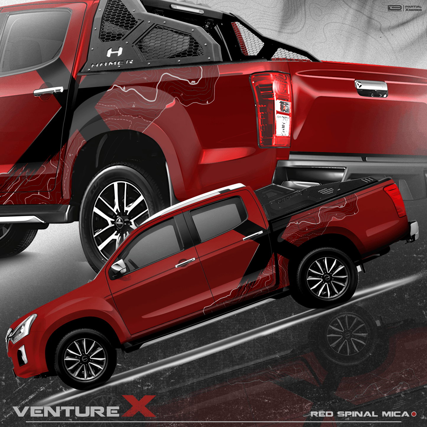 VentureX Edition Graphics for Isuzu V Cross IDE Graphics Series