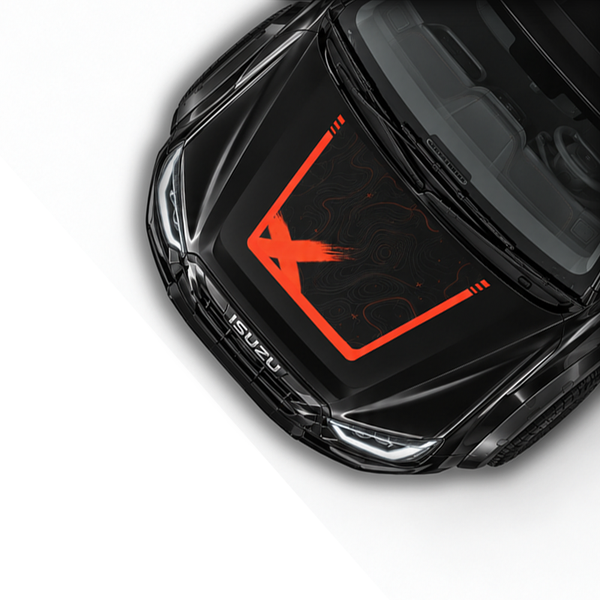 IDE Graphics Series - Venture X Edition | Isuzu Vcross | Only Bonnet Graphic