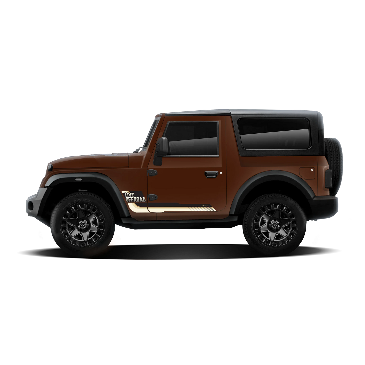 Classic Edition Graphics for Mahindra Thar copper