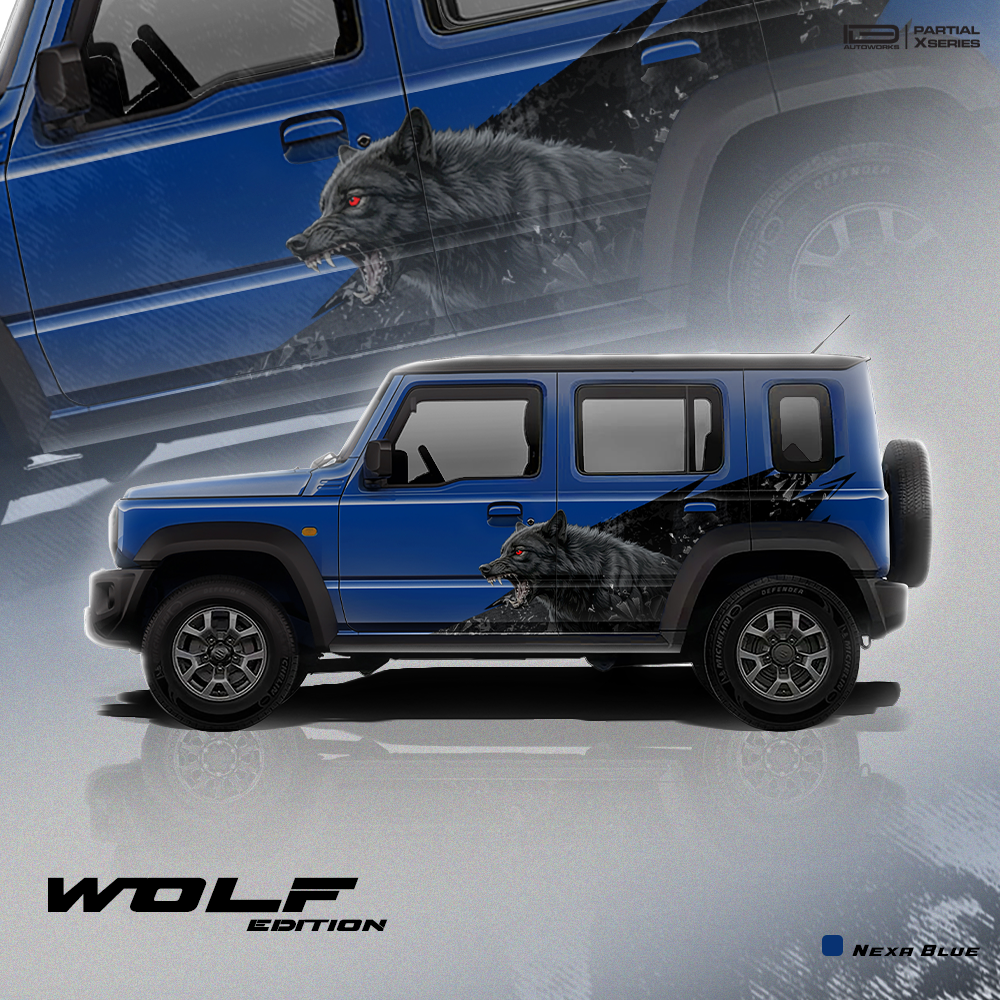 Wolf Edition Graphics for Maruti Suzuki Jimny  IDE Partial X Series