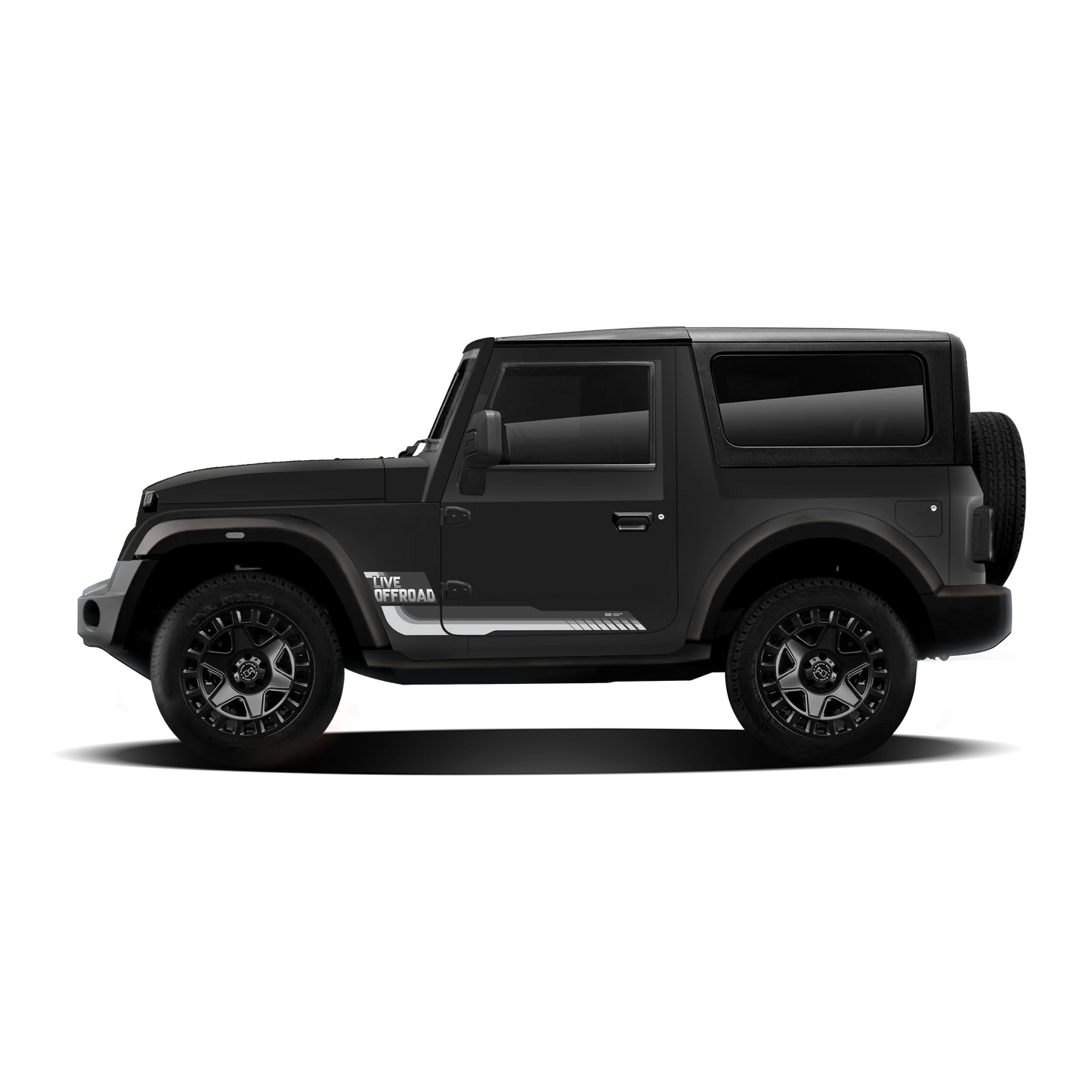 Classic Edition Graphics for Mahindra Thar black