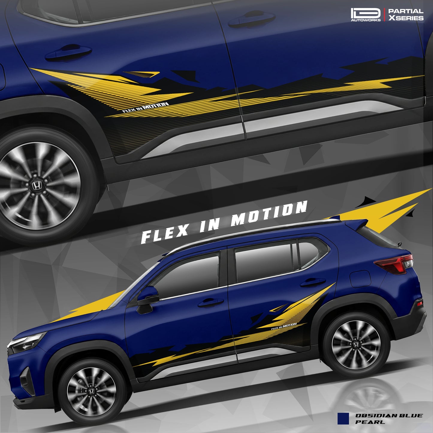 Flex in Motion Edition Graphics for Honda Elevate IDE Graphics Series