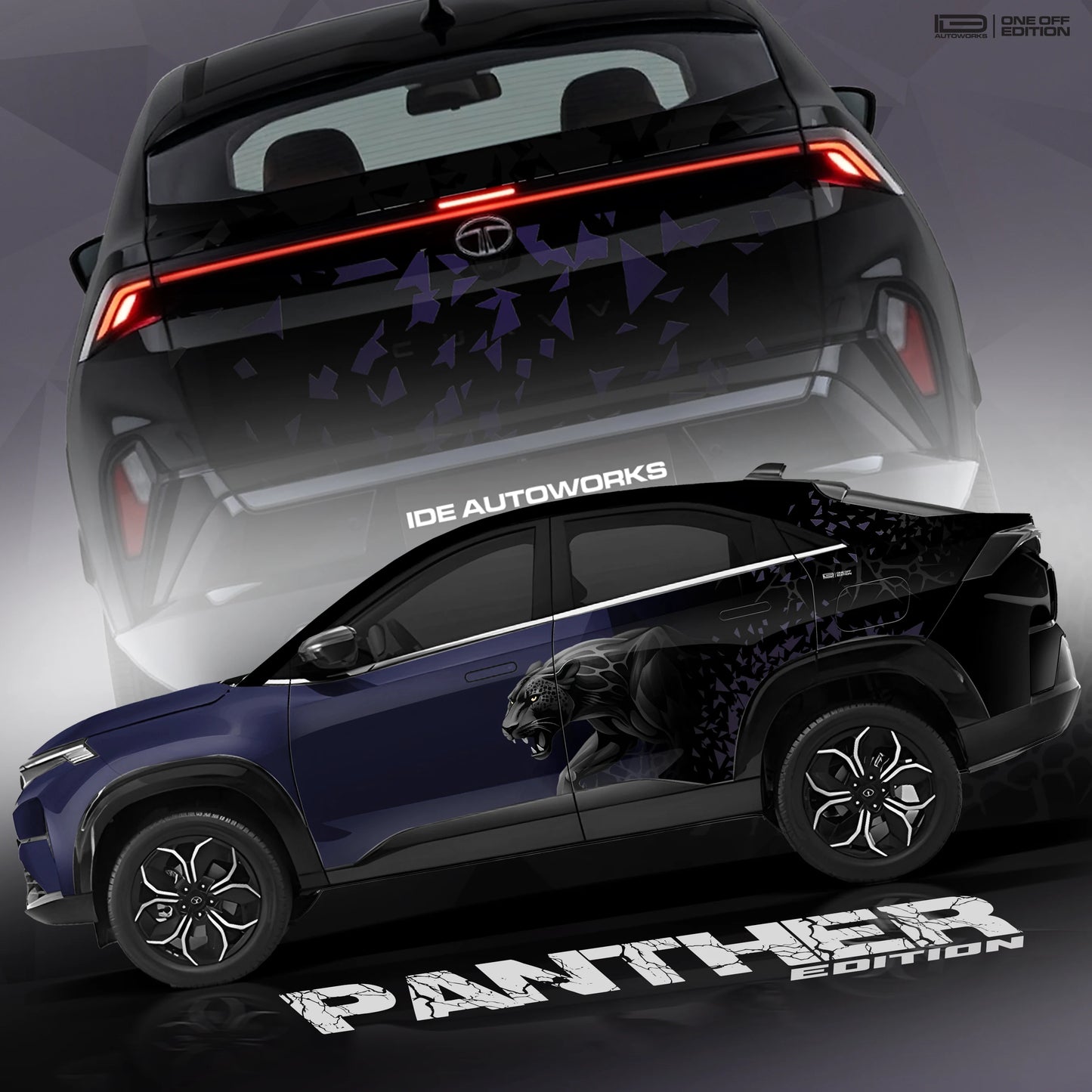 IDE-PartialX-Series – Panther Edition | Tata Curvv