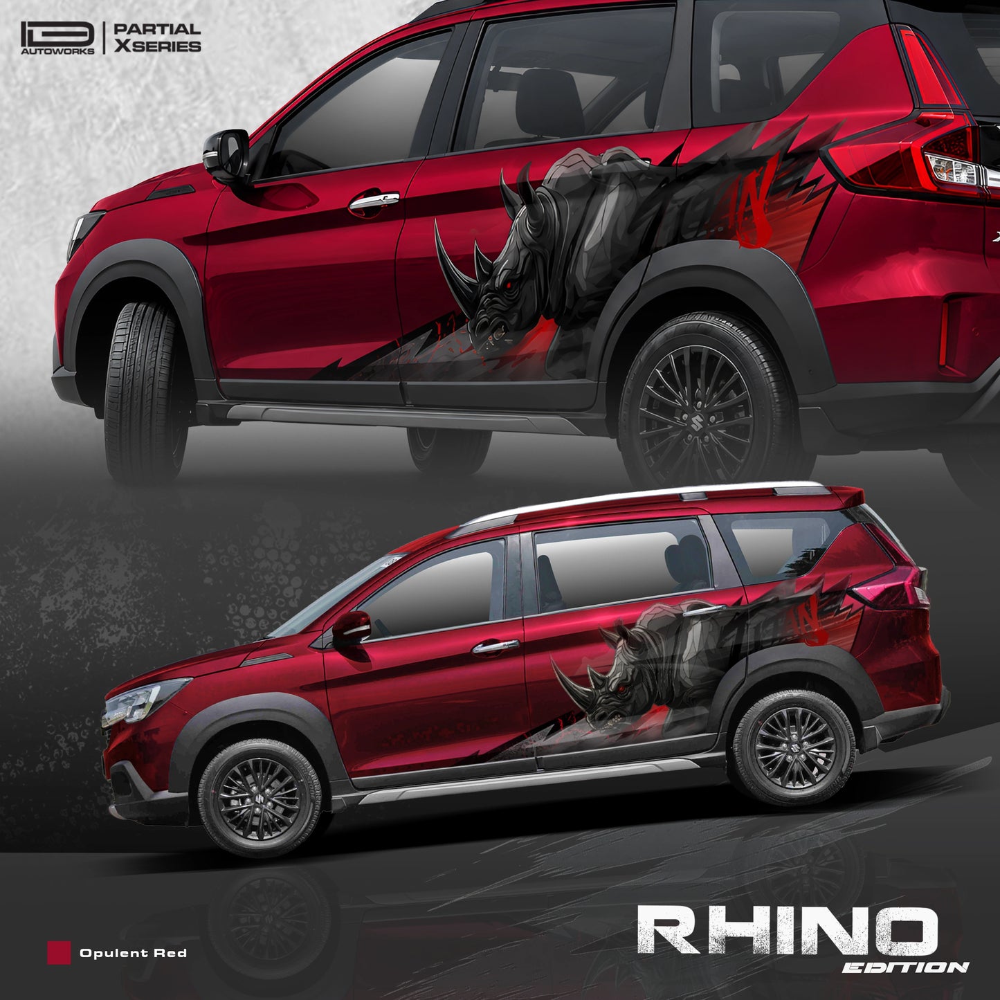 Rhino Edition Graphics for Maruti Suzuki XL6 IDE Partial X Series