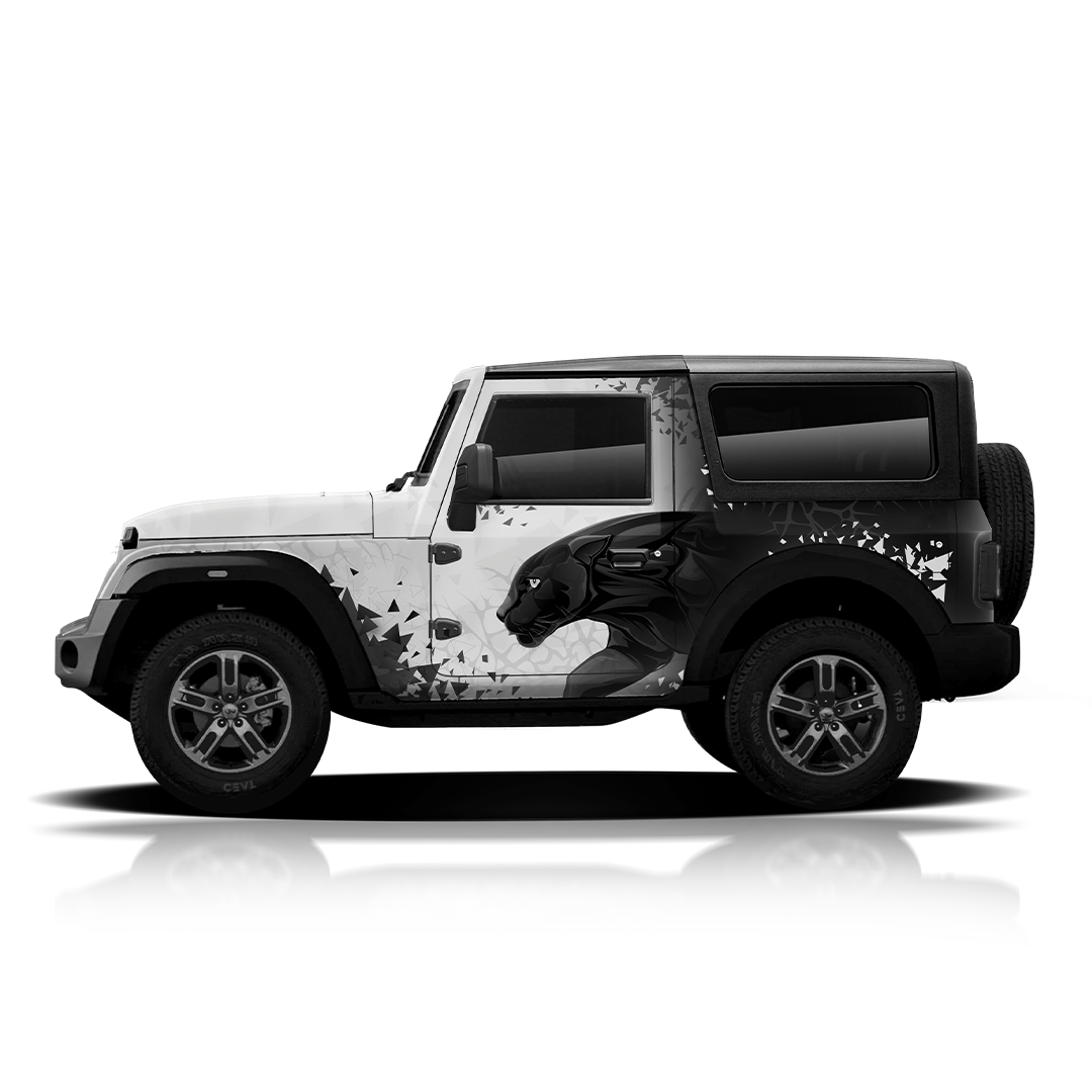 IDE ONE OFF EDITION - Panther Edition for Mahindra Thar (Everest White)