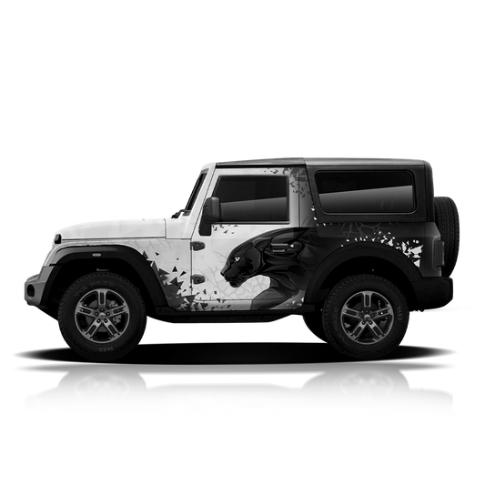 IDE ONE OFF EDITION - Panther Edition for Mahindra Thar (Everest White)