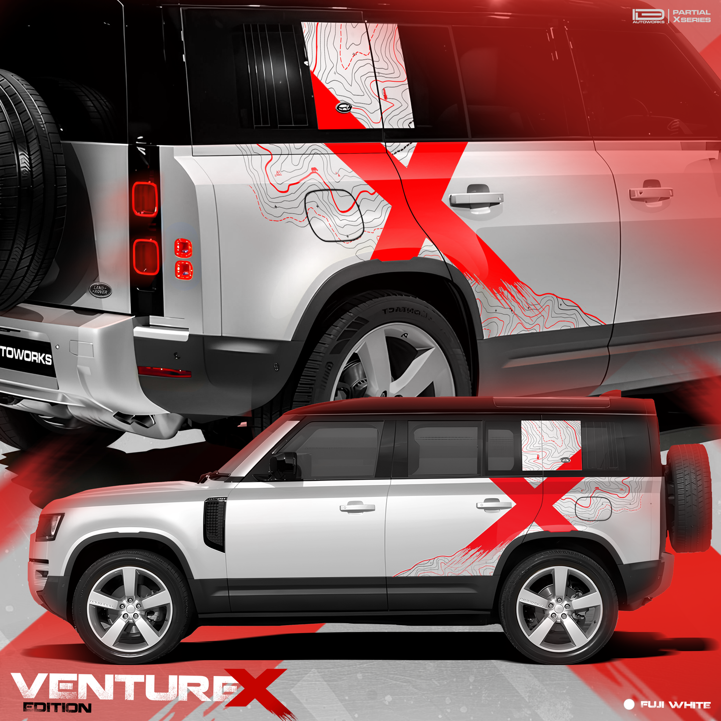 VentureX Edition Graphics for Land Rover Defender 110 