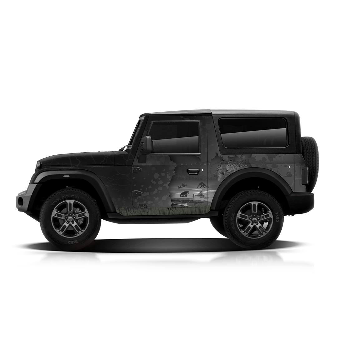 IDE ONE OFF EDITION - Pradhan Edition for Mahindra Thar (Napoli Black)