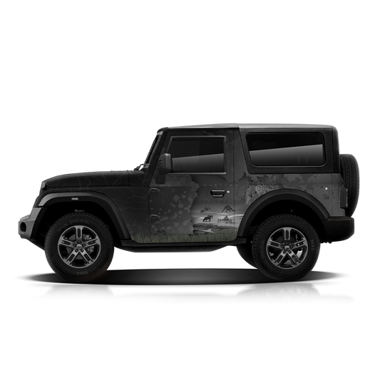 IDE ONE OFF EDITION - Pradhan Edition for Mahindra Thar (Napoli Black)