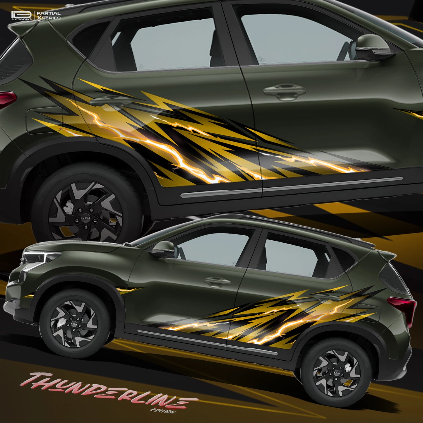 IDE Partial X Series – Thunderline Edition | Kia Sonet