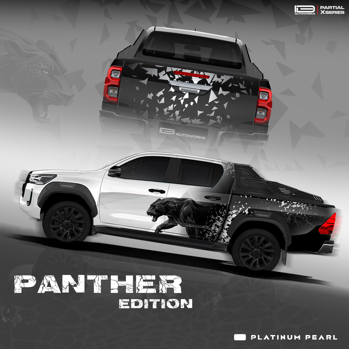 IDE Partial X Series Panther Edition Toyota Hilux 50% Coverage