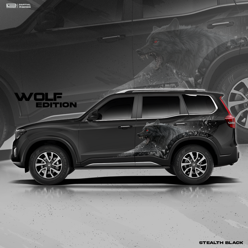 Wolf Edition Car Graphics for Mahindra Scorpio-N  IDE Graphics Series