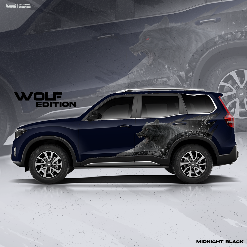 Wolf Edition Car Graphics for Mahindra Scorpio-N  IDE Graphics Series