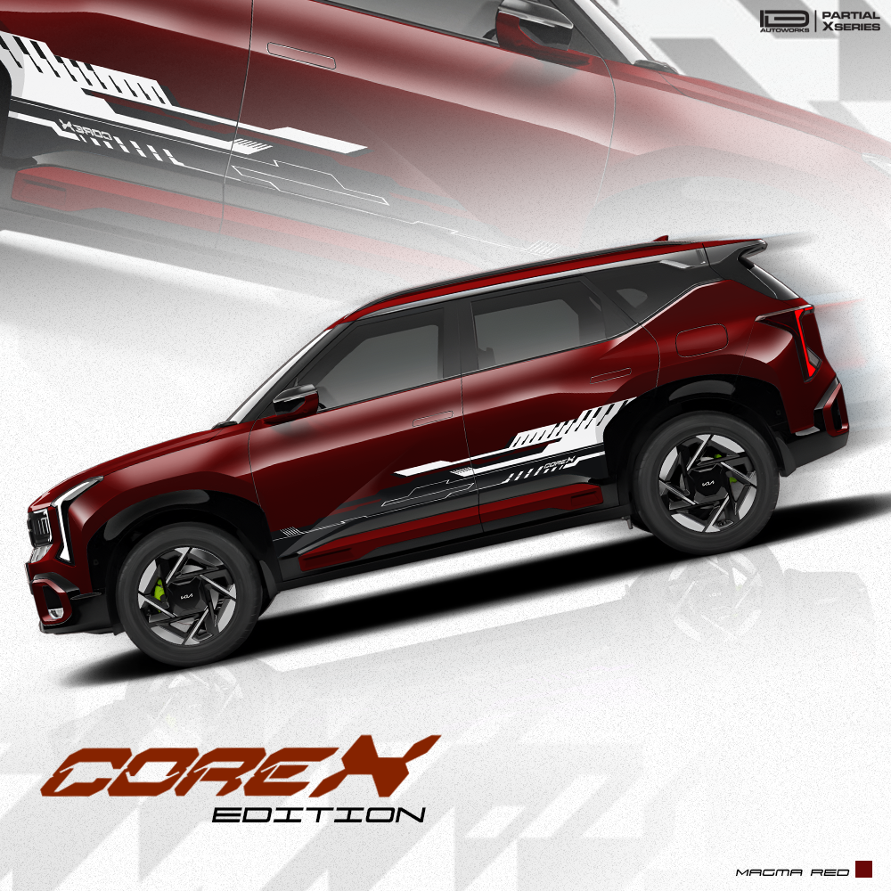 IDE Partial X Series – Corex Edition Kia Seltos 2026-Red