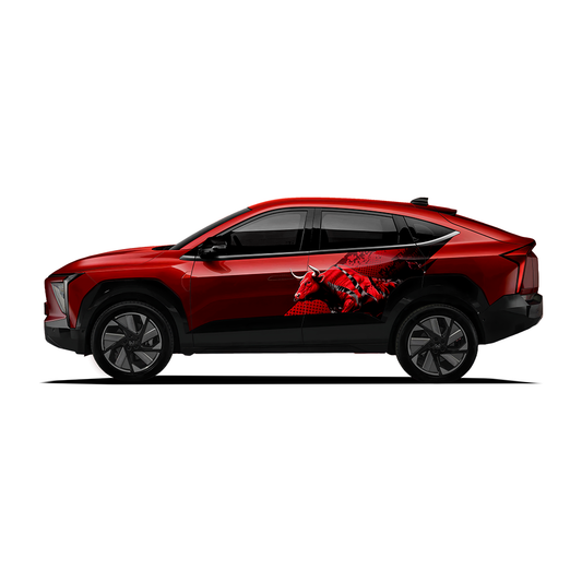 Bull Edition Graphics for Mahindra XEV 9E IDE Partial X Series