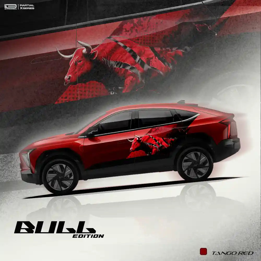 Bull Edition Graphics for Mahindra XEV 9E IDE Partial X Series