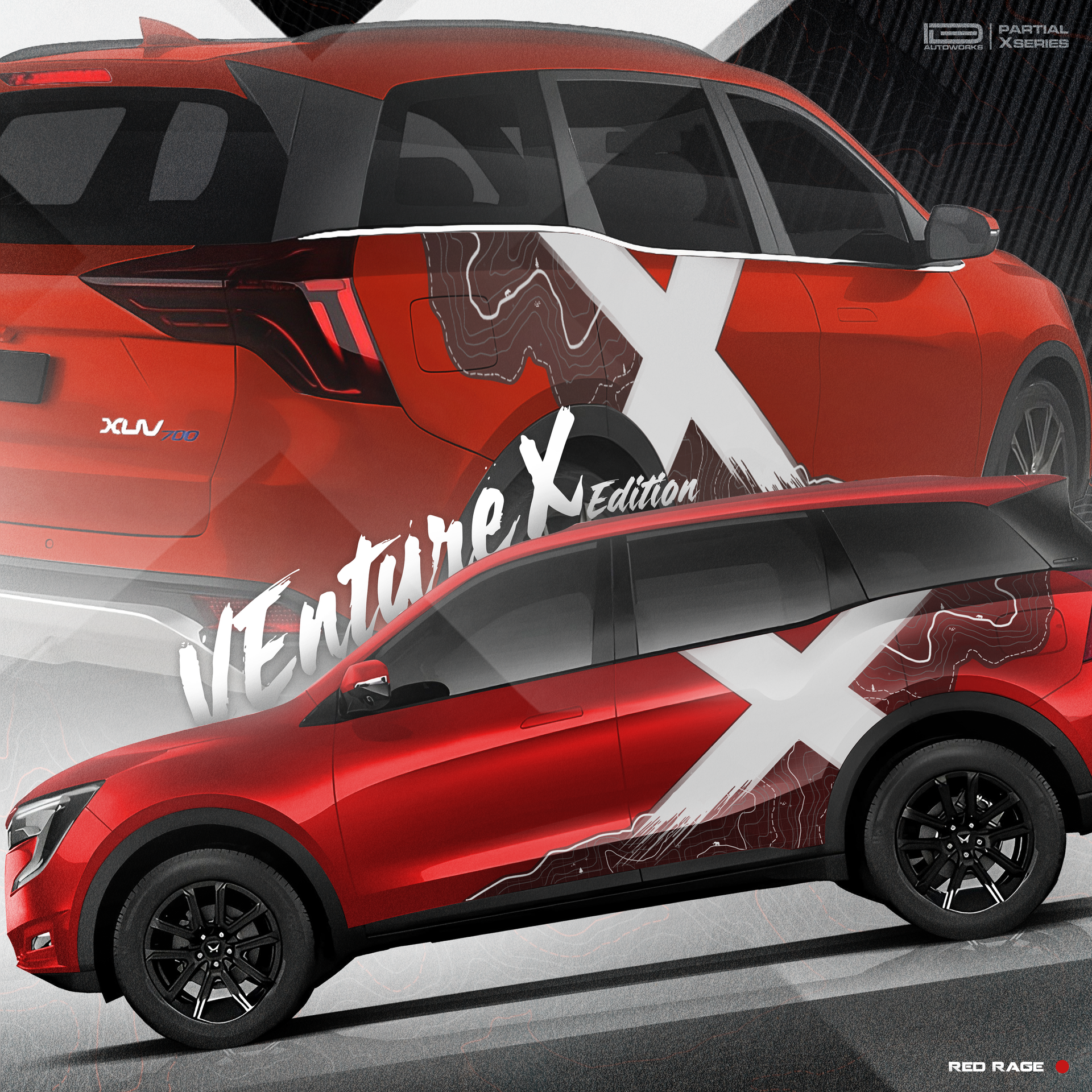 Magindara Graphics VentureX Edition Graphics for Mahindra XUV700 | IDE Graphics Series ...