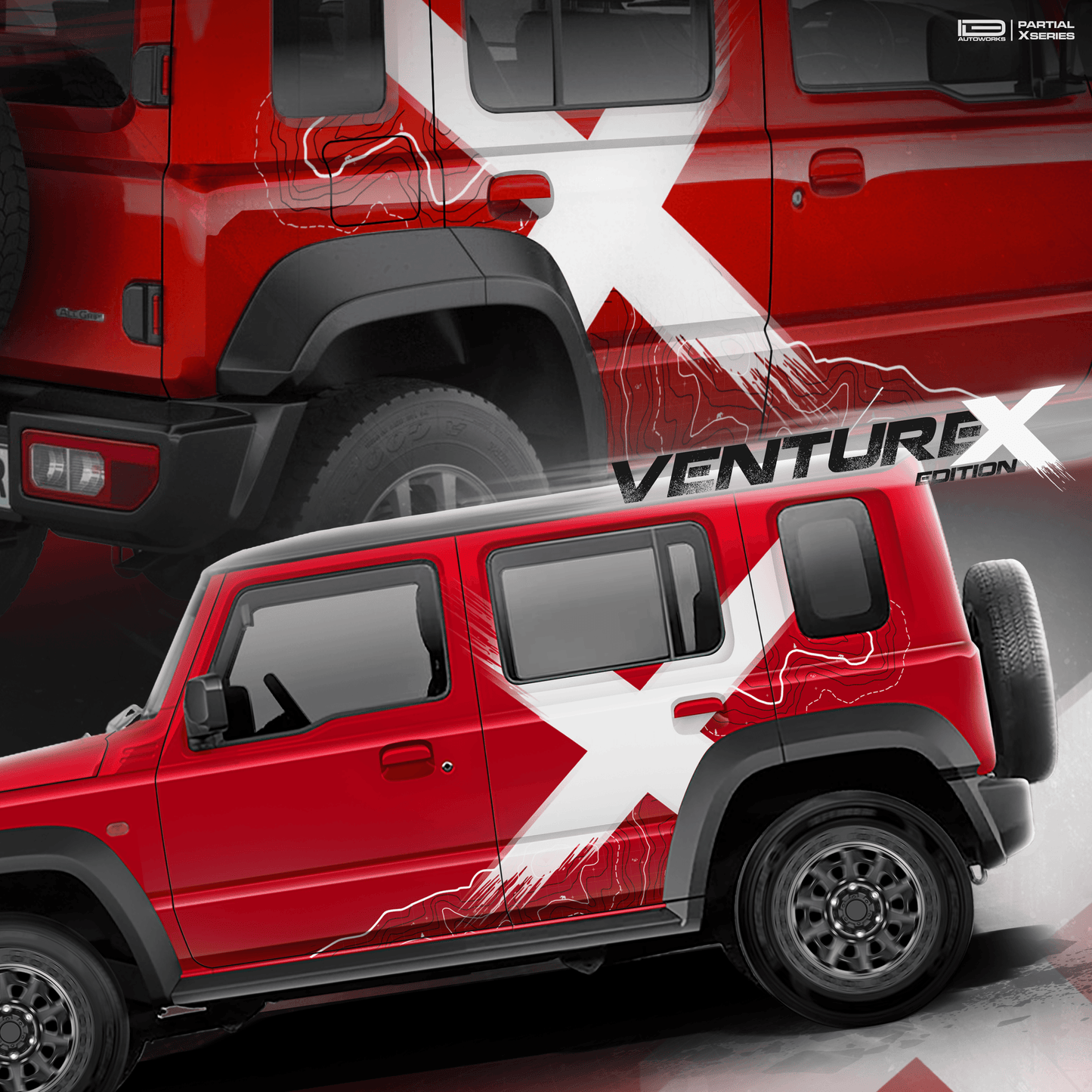 VentureX Edition Graphics for Maruti Jimny