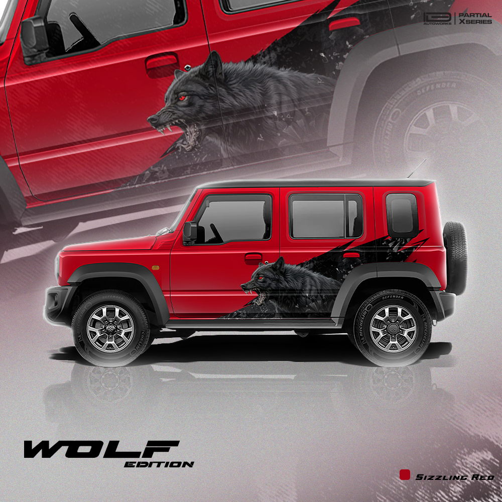 Wolf Edition Graphics for Maruti Suzuki Jimny  IDE Partial X Series