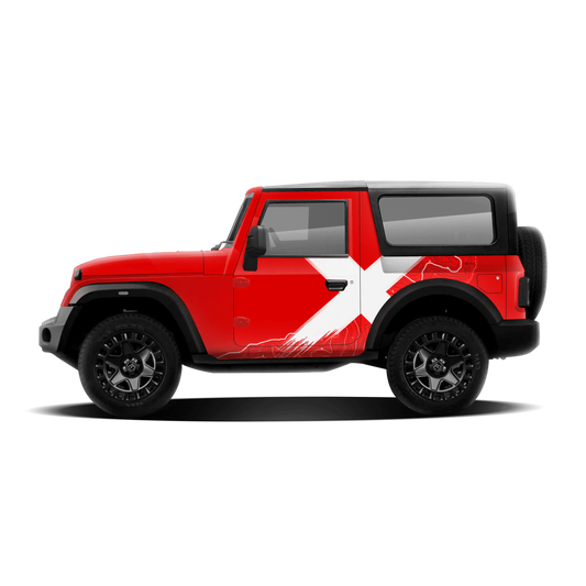 VentureX Edition Graphics for Mahindra Thar