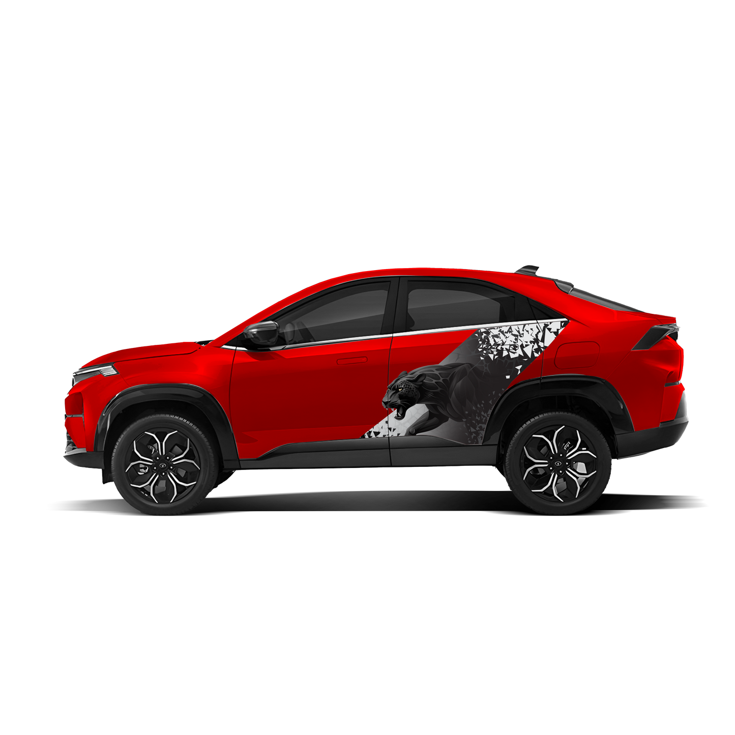 Panther Edition Graphics for Tata Curvv IDE Partial X Series