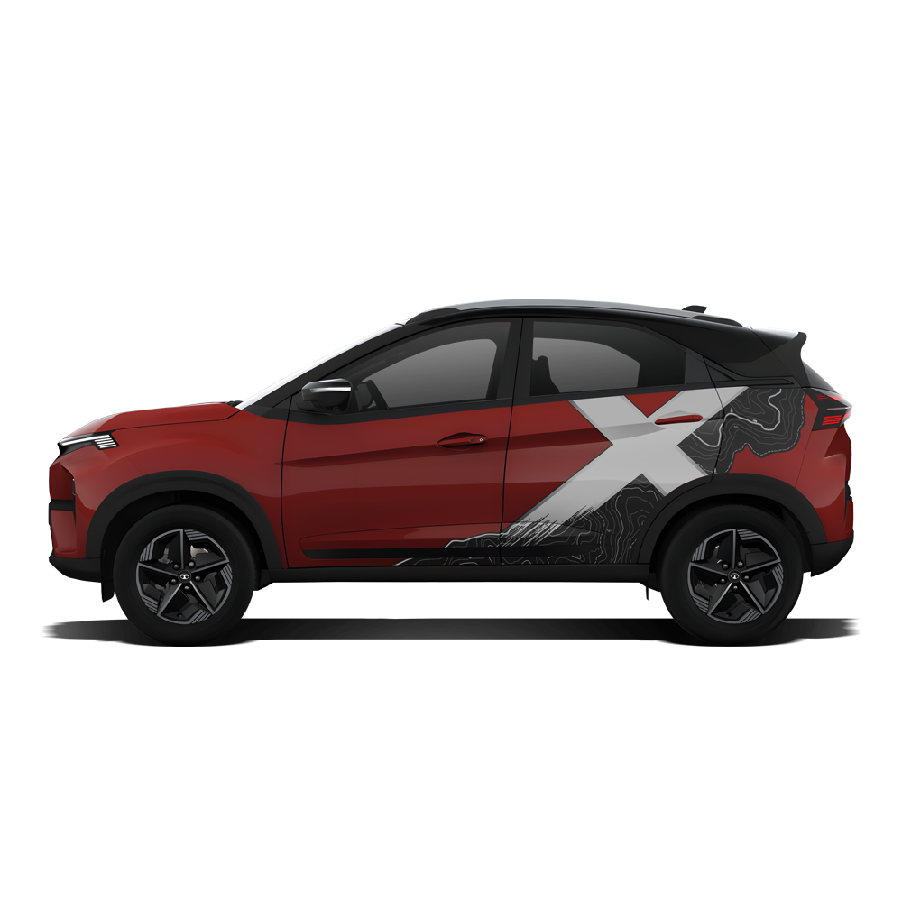VentureX Edition Graphics for Tata Nexon  IDE PartialX Series