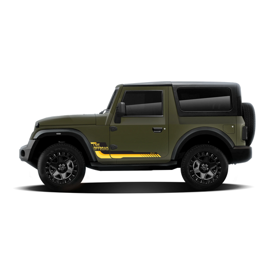 Classic Edition Graphics for Mahindra Thar beige