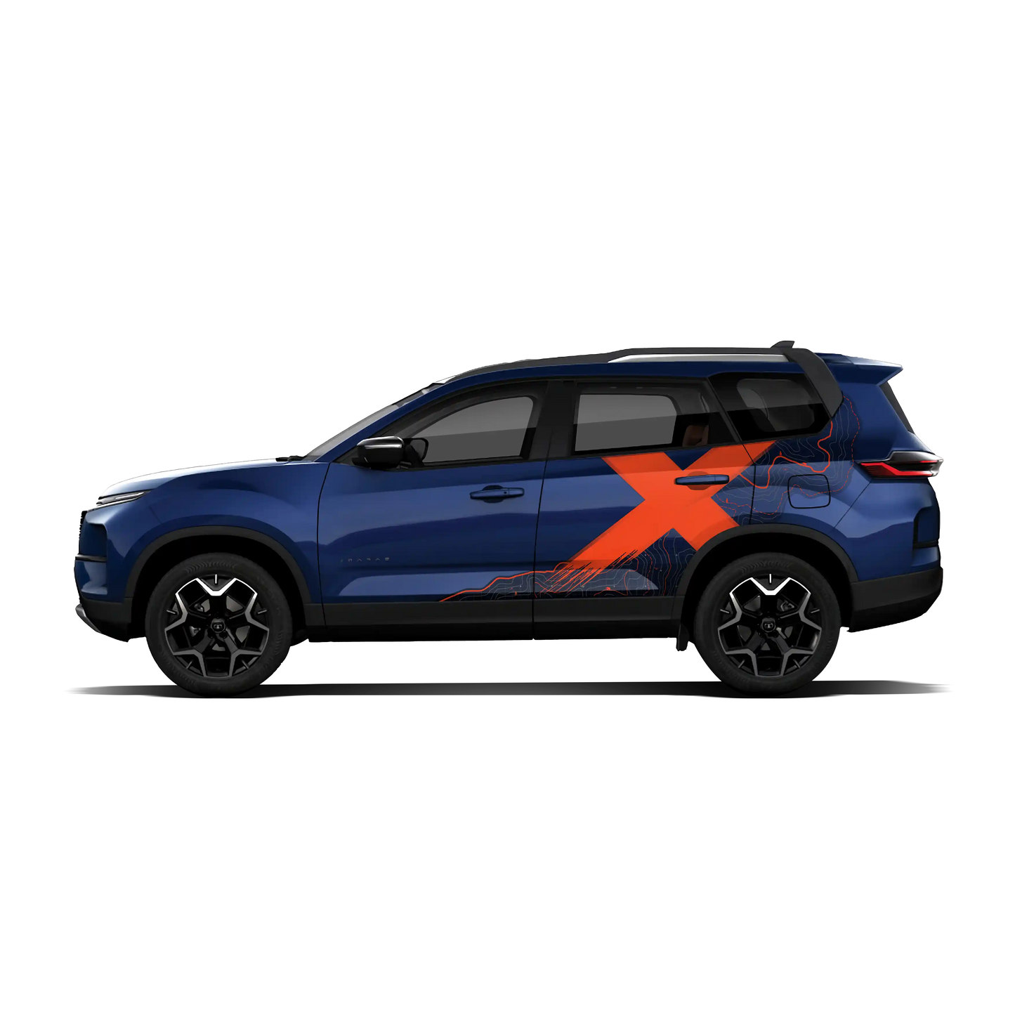VentureX Edition Graphics for Tata Safari gold