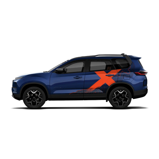 VentureX Edition Graphics for Tata Safari gold