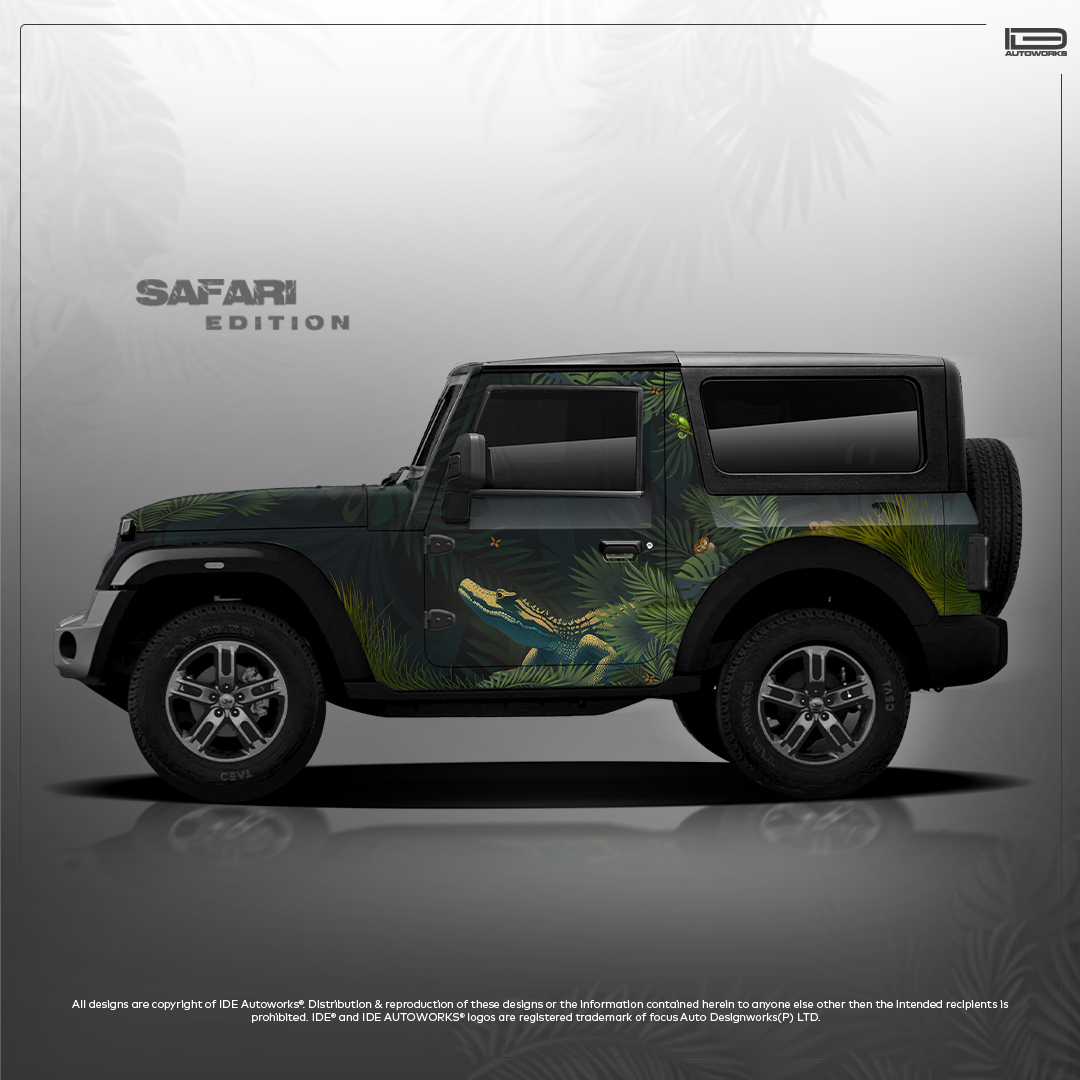 IDE ONE OFF EDITION - Safari Edition for Mahindra Thar (Napoli Black)