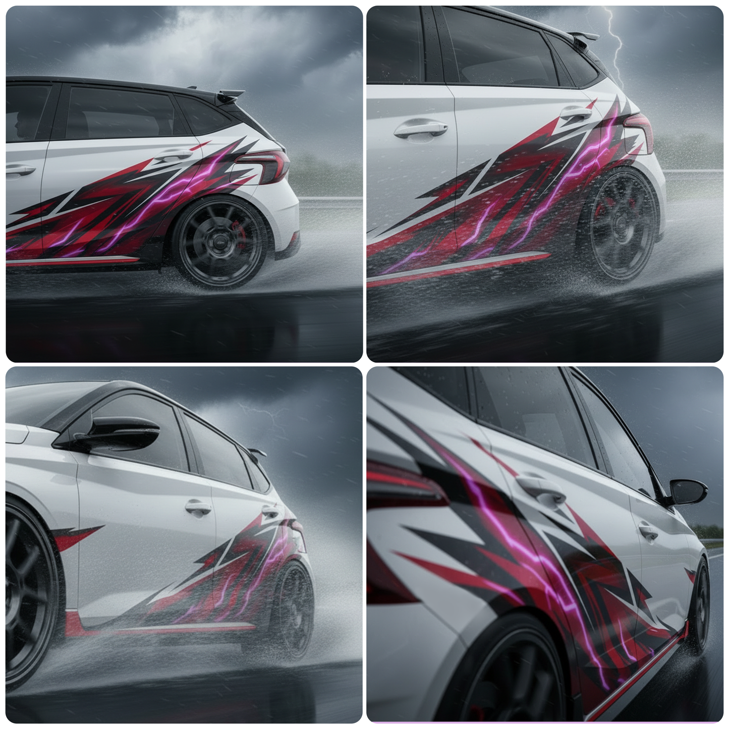 Thunderline Edition Graphics for Hyundai i20 by IDE Graphics 