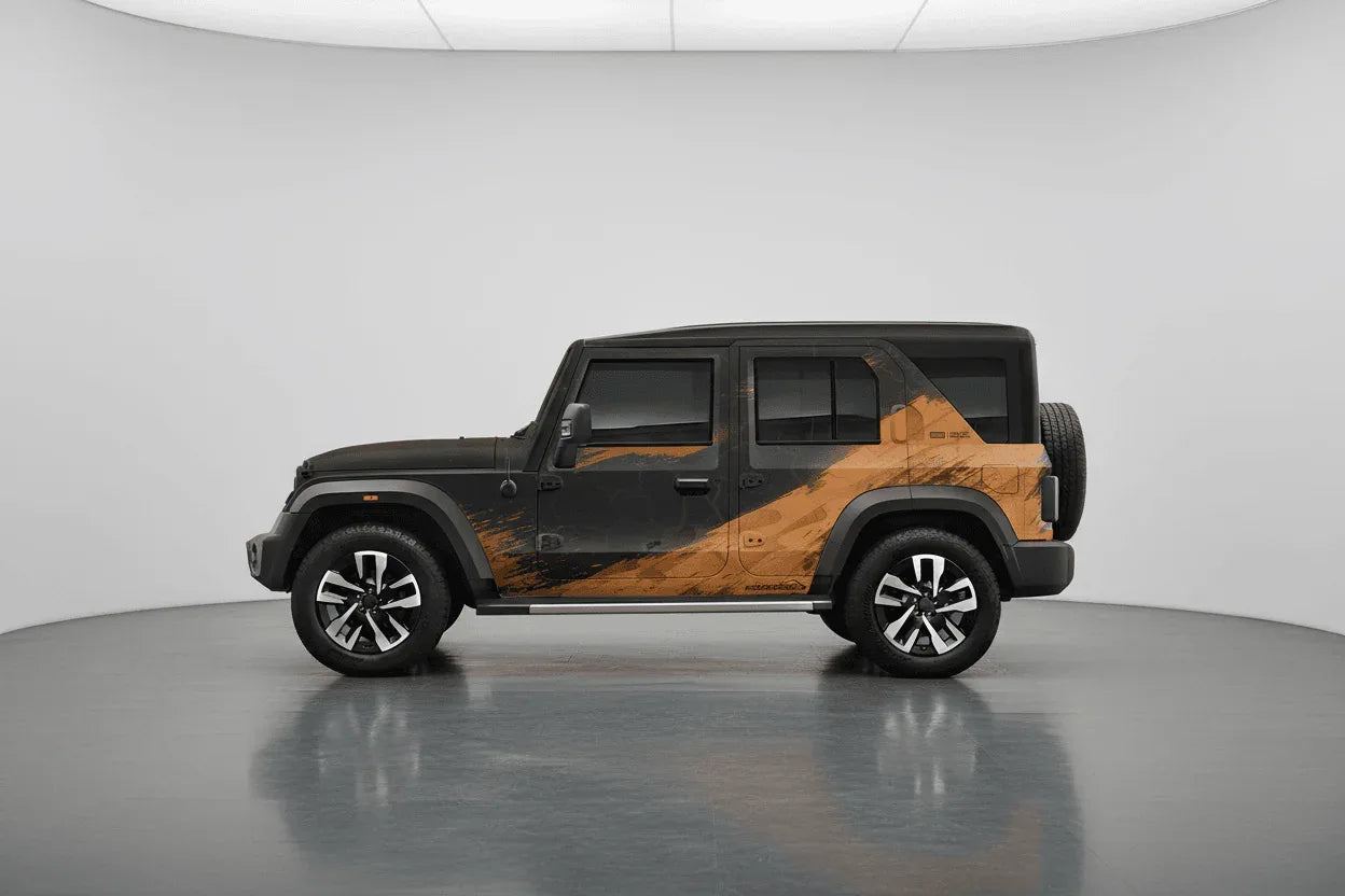 Sandstorm Edition for Mahindra Thar Roxx black