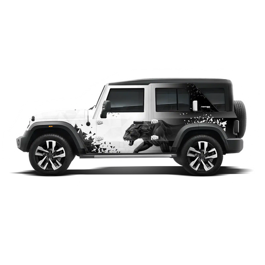 Panther Edition for the Mahindra thar roxx green by IDE Autoworks