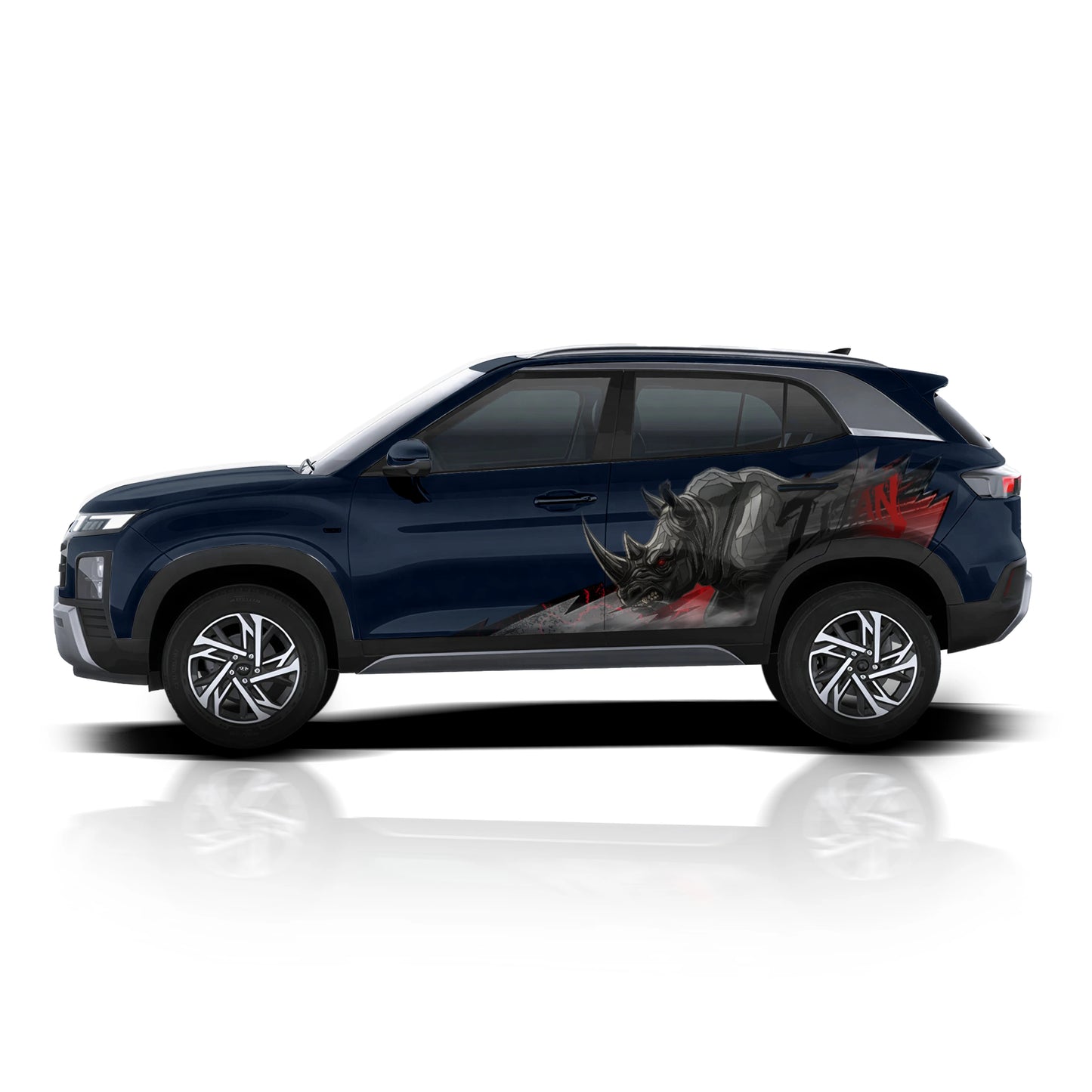 Rhino Edition Graphics for Hyundai Creta IDE Partial X Series