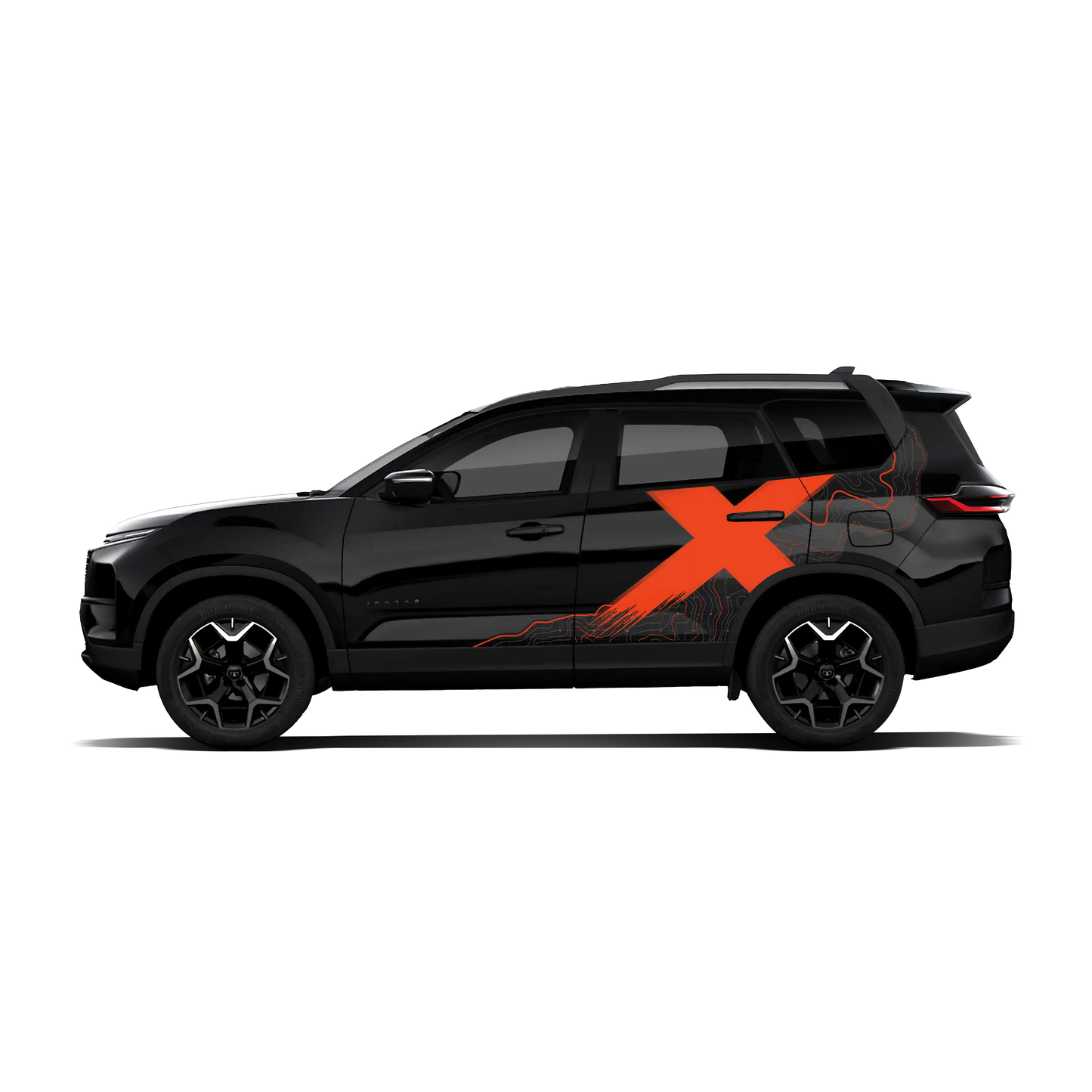 VentureX Edition Graphics for Tata Safari gold