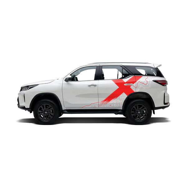 VentureX Edition Graphics for Toyota Fortuner | IDE Graphics