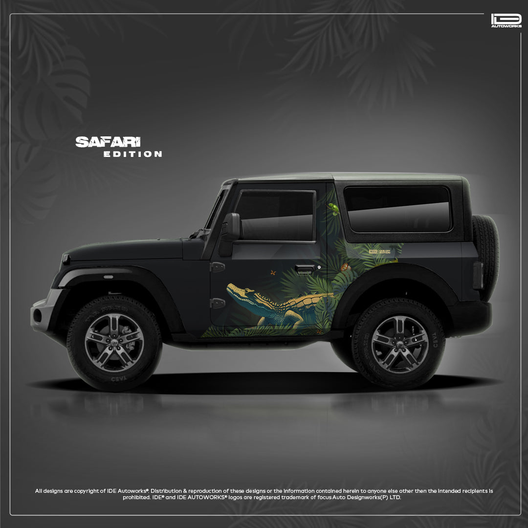 IDE PARTIAL X SERIES - Safari Edition for Mahindra Thar (Stealth Black)